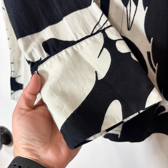 Cecilia Pettersson for Anthropologie Flannel Button-Down Pajama Top Size Small - Picture 6 of 13